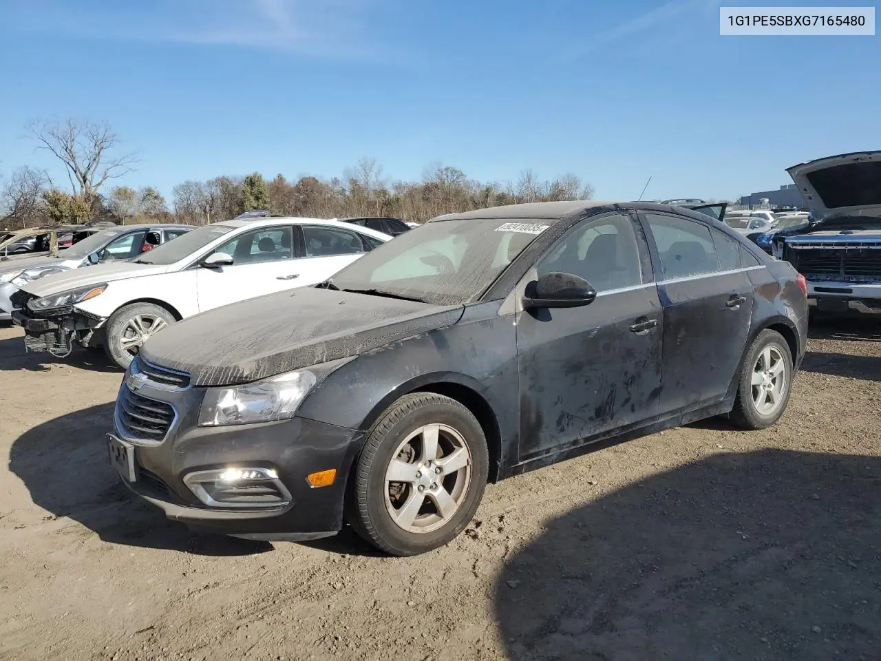 1G1PE5SBXG7165480 2016 Chevrolet Cruze Limited Lt
