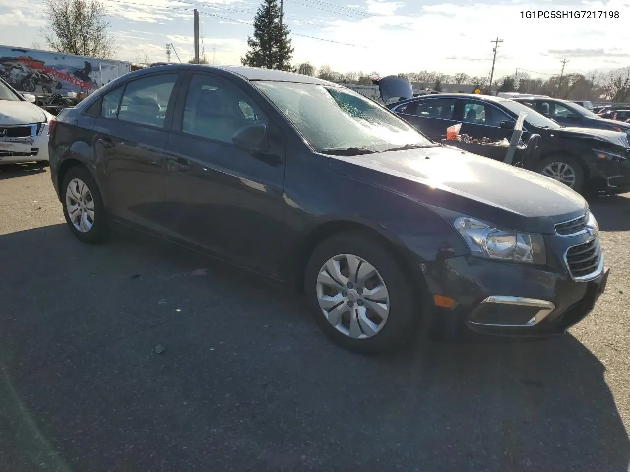 1G1PC5SH1G7217198 2016 Chevrolet Cruze Limited Ls
