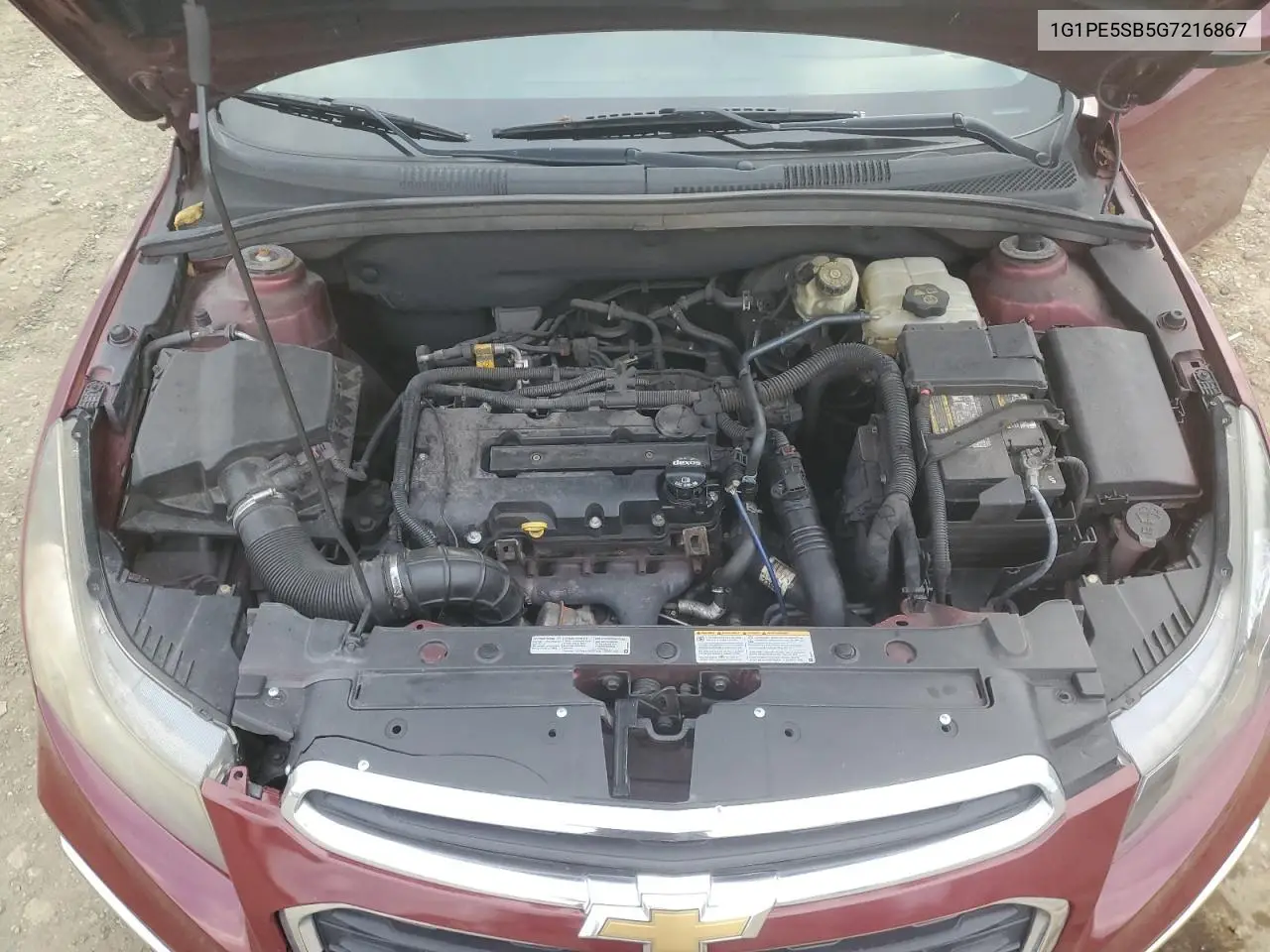 1G1PE5SB5G7216867 2016 Chevrolet Cruze Limited Lt