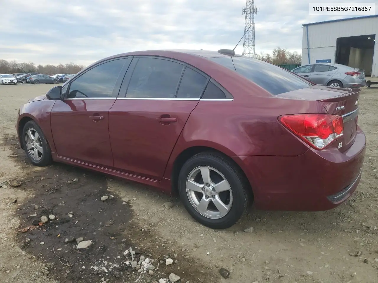 1G1PE5SB5G7216867 2016 Chevrolet Cruze Limited Lt