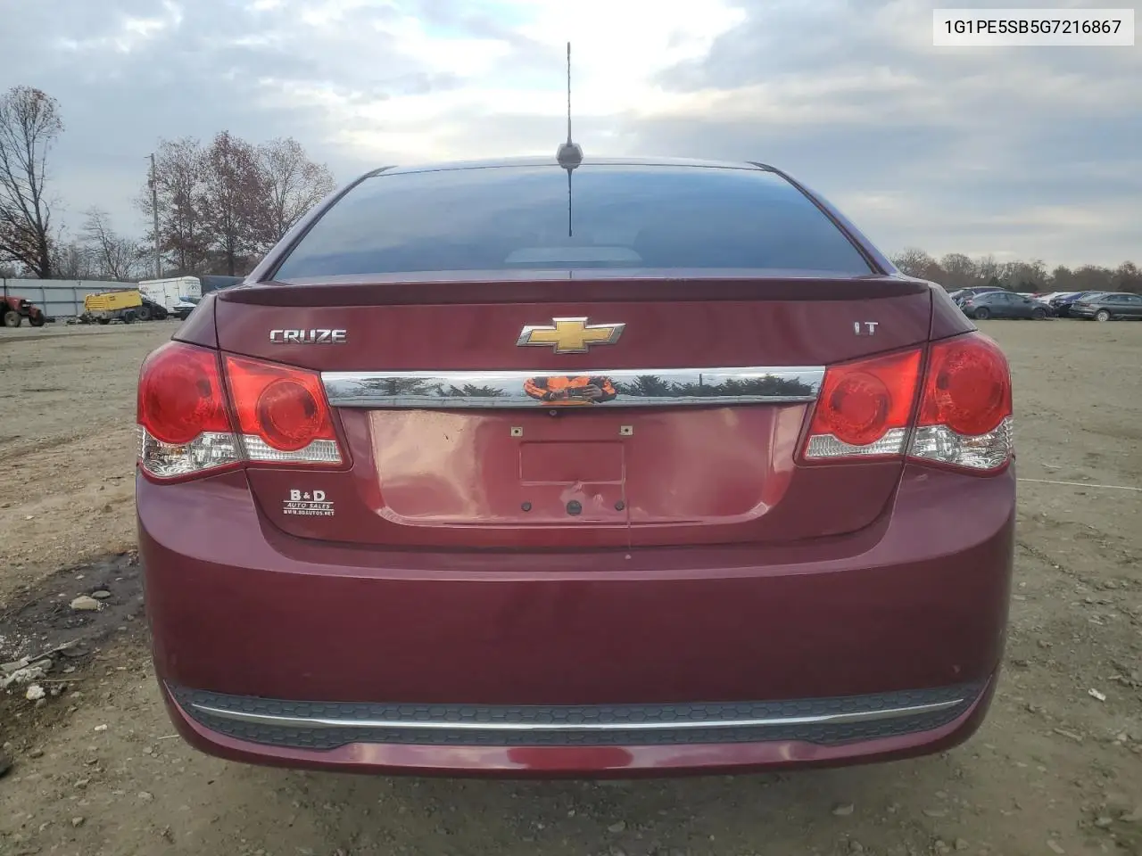 1G1PE5SB5G7216867 2016 Chevrolet Cruze Limited Lt