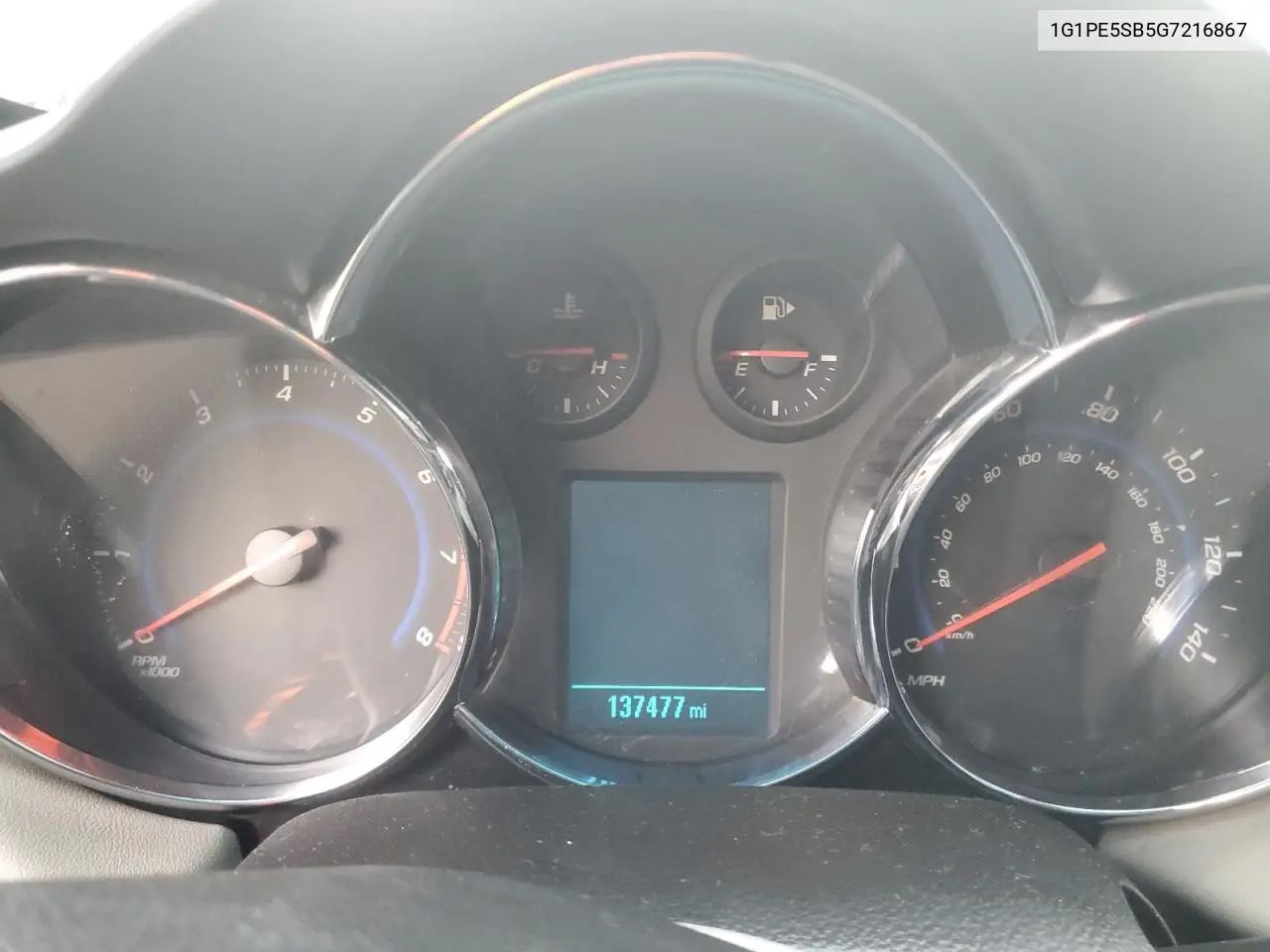 1G1PE5SB5G7216867 2016 Chevrolet Cruze Limited Lt