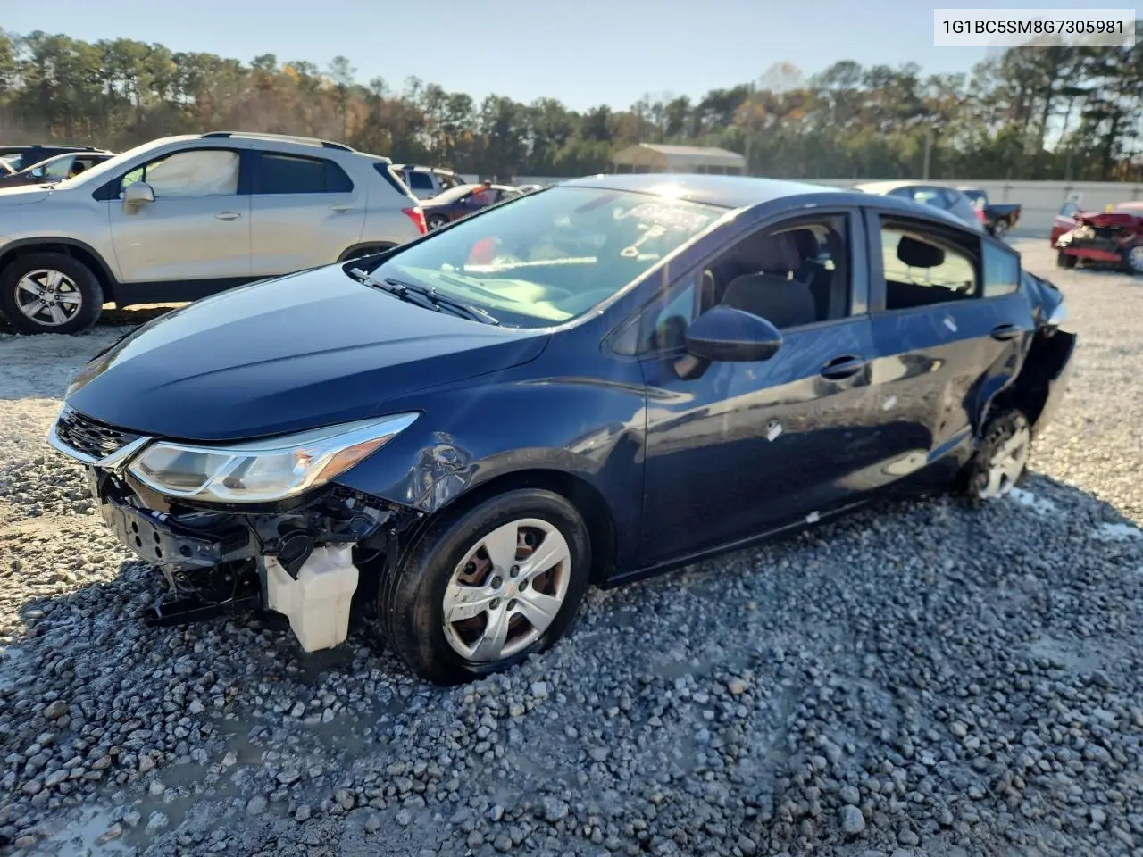 1G1BC5SM8G7305981 2016 Chevrolet Cruze Ls