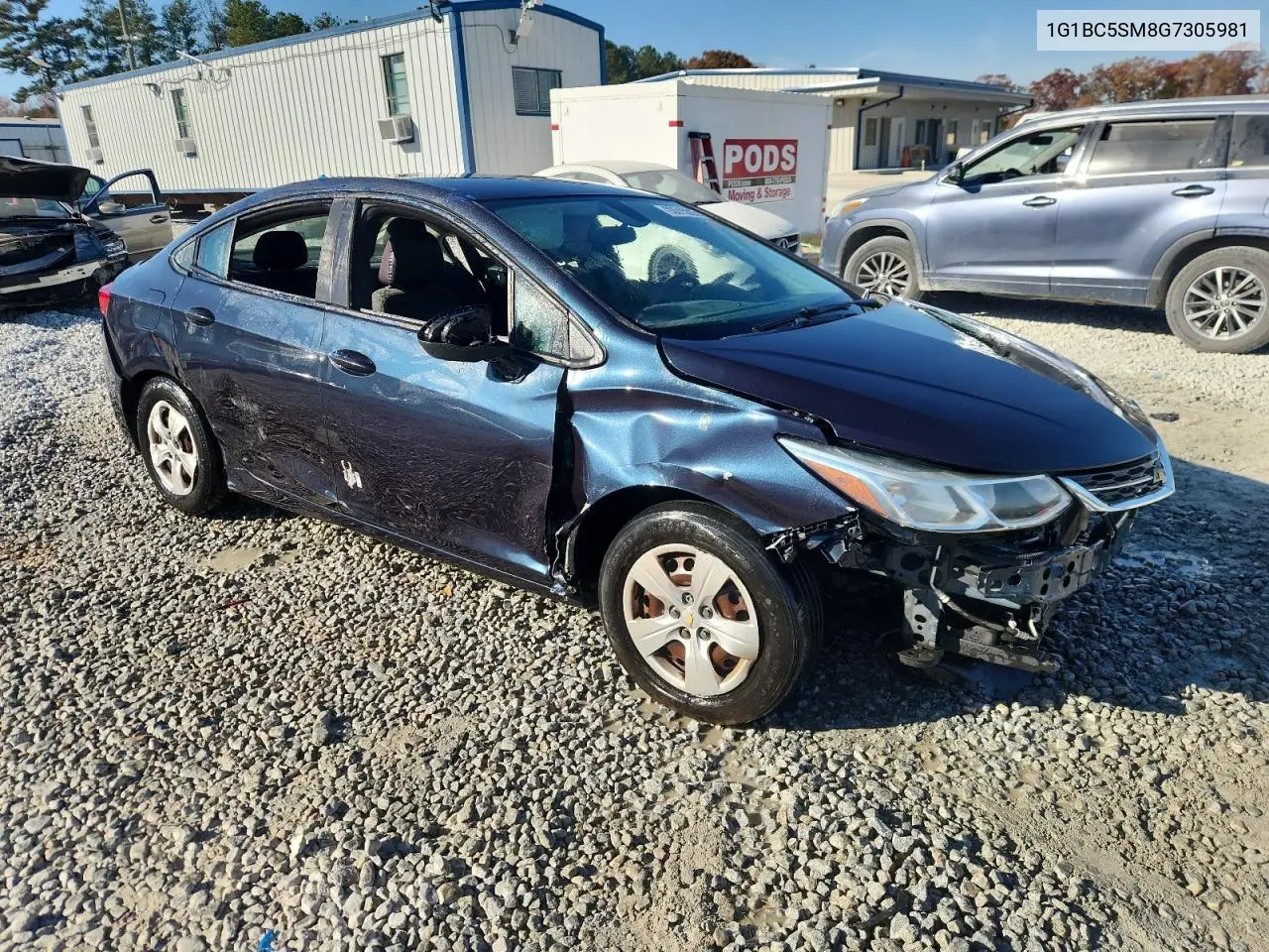 1G1BC5SM8G7305981 2016 Chevrolet Cruze Ls