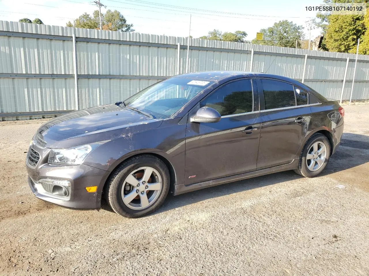 1G1PE5SB1G7140192 2016 Chevrolet Cruze Limited Lt