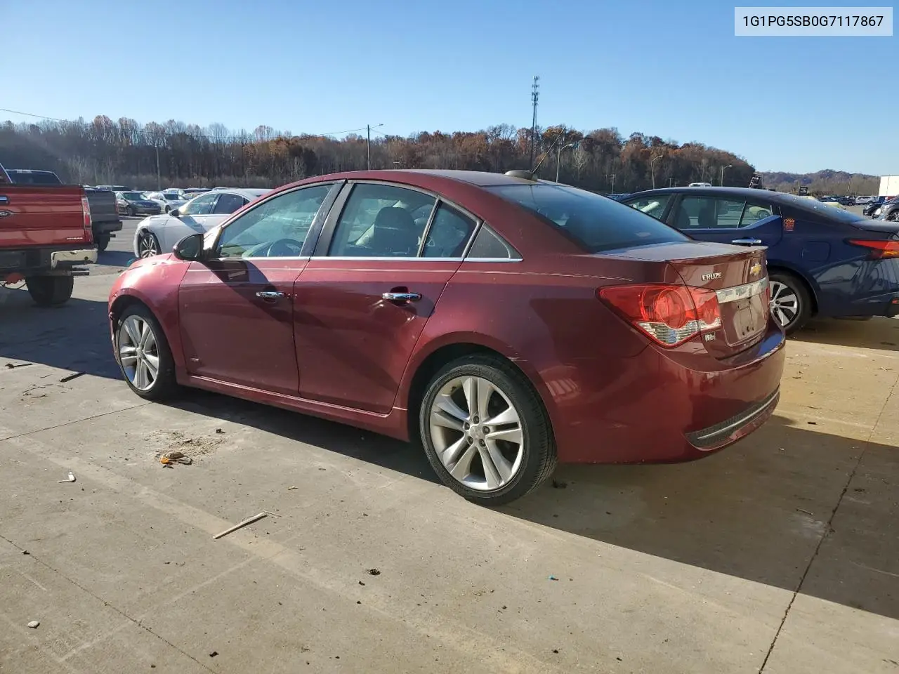 1G1PG5SB0G7117867 2016 Chevrolet Cruze Limited Ltz
