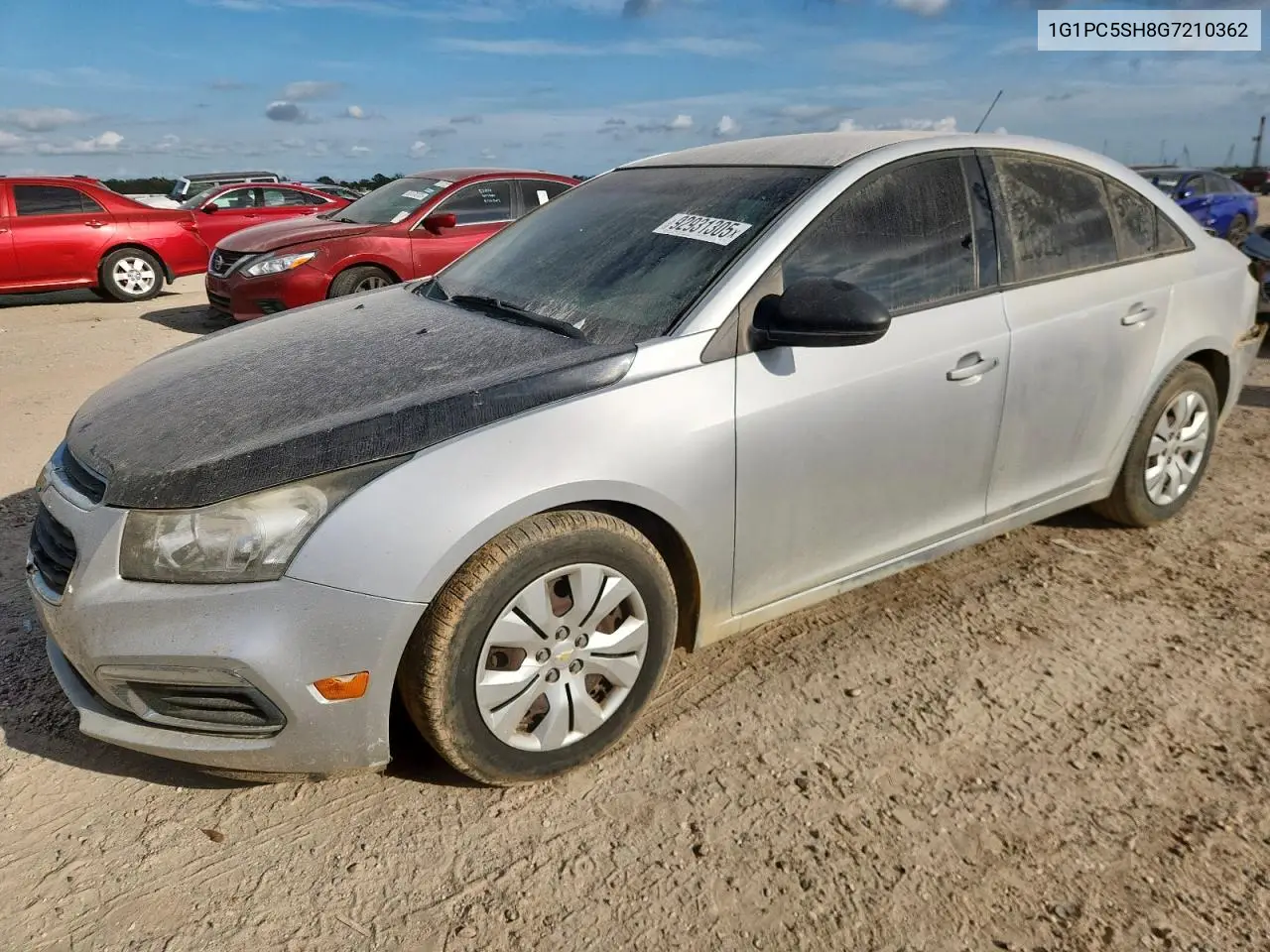 1G1PC5SH8G7210362 2016 Chevrolet Cruze Limited Ls
