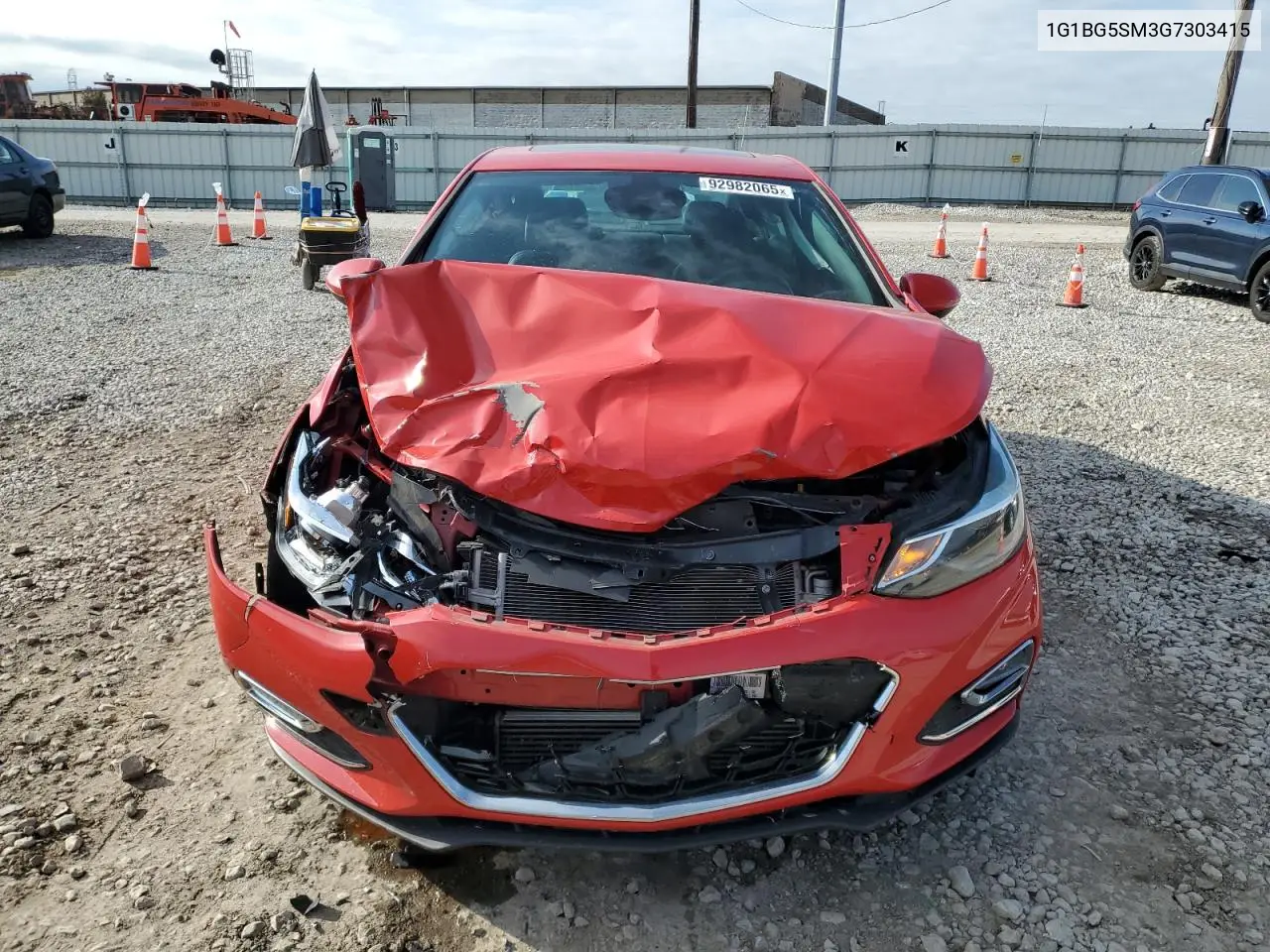 1G1BG5SM3G7303415 2016 Chevrolet Cruze Premier