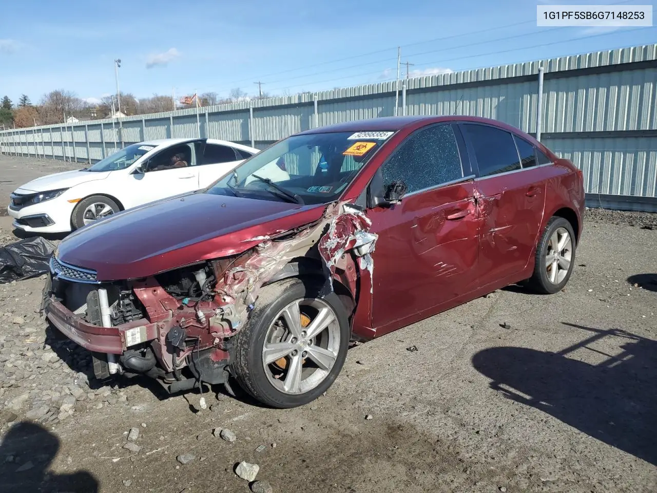 1G1PF5SB6G7148253 2016 Chevrolet Cruze Limited Lt