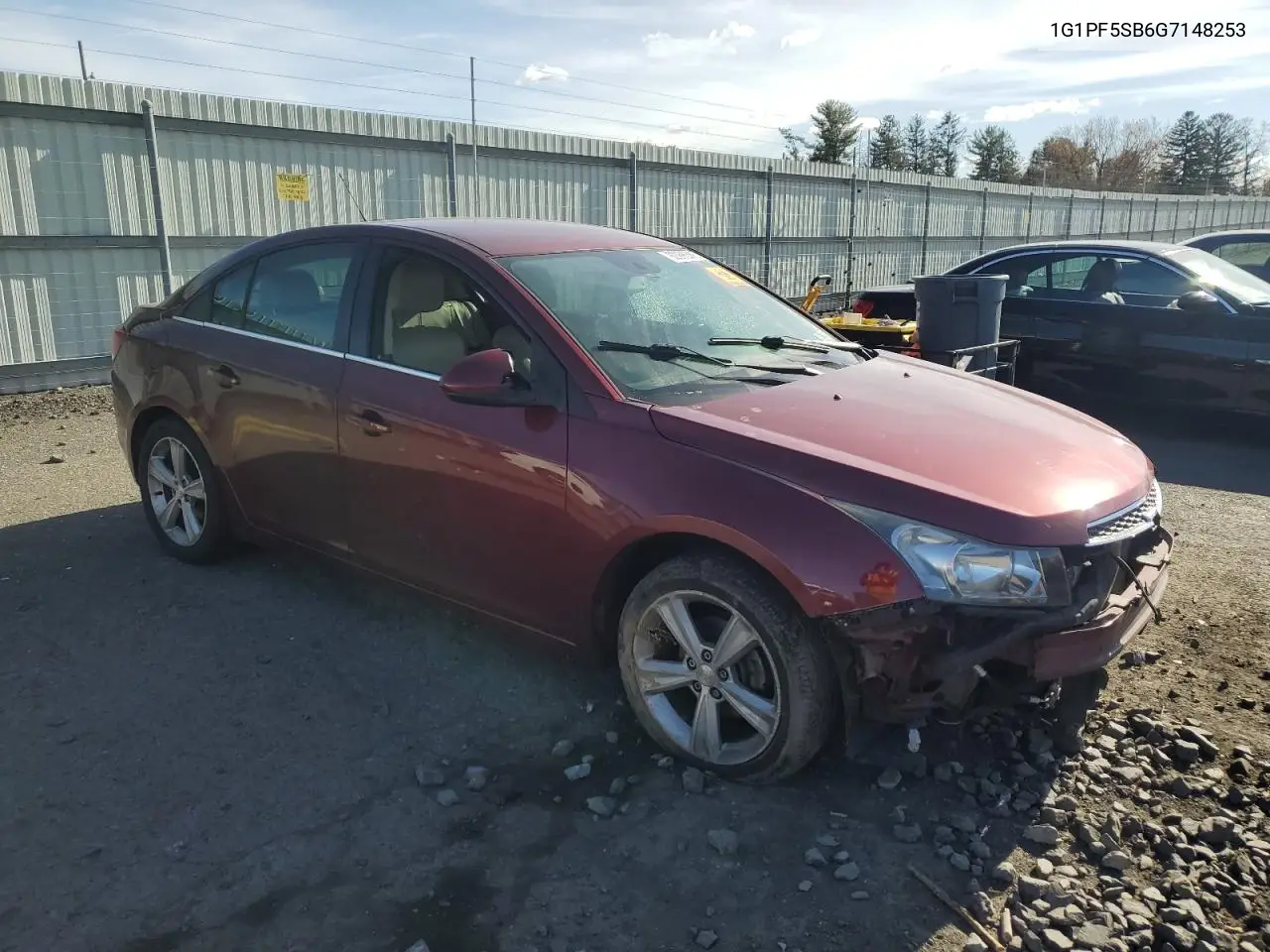 1G1PF5SB6G7148253 2016 Chevrolet Cruze Limited Lt