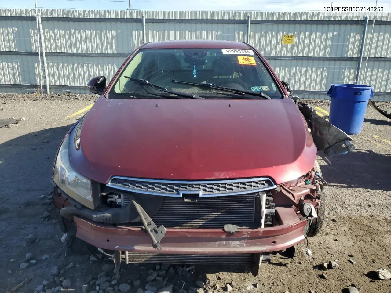 1G1PF5SB6G7148253 2016 Chevrolet Cruze Limited Lt