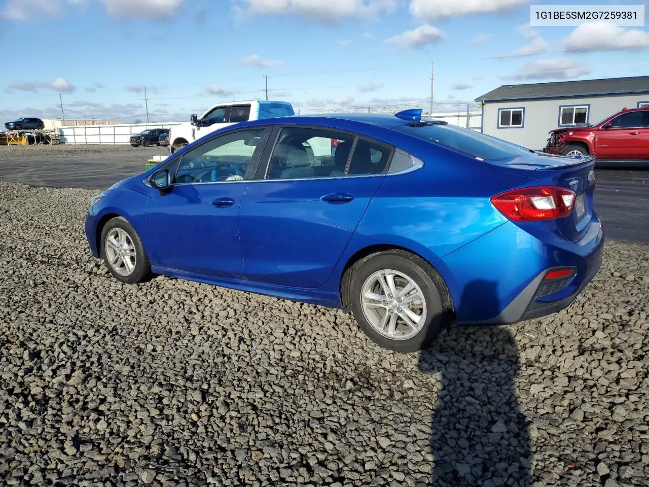 1G1BE5SM2G7259381 2016 Chevrolet Cruze Lt