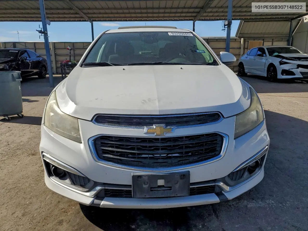 1G1PE5SB3G7148522 2016 Chevrolet Cruze Limited Lt
