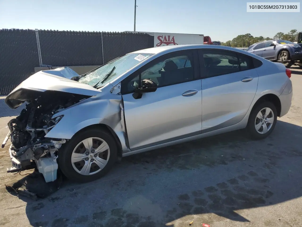 1G1BC5SM2G7313803 2016 Chevrolet Cruze Ls
