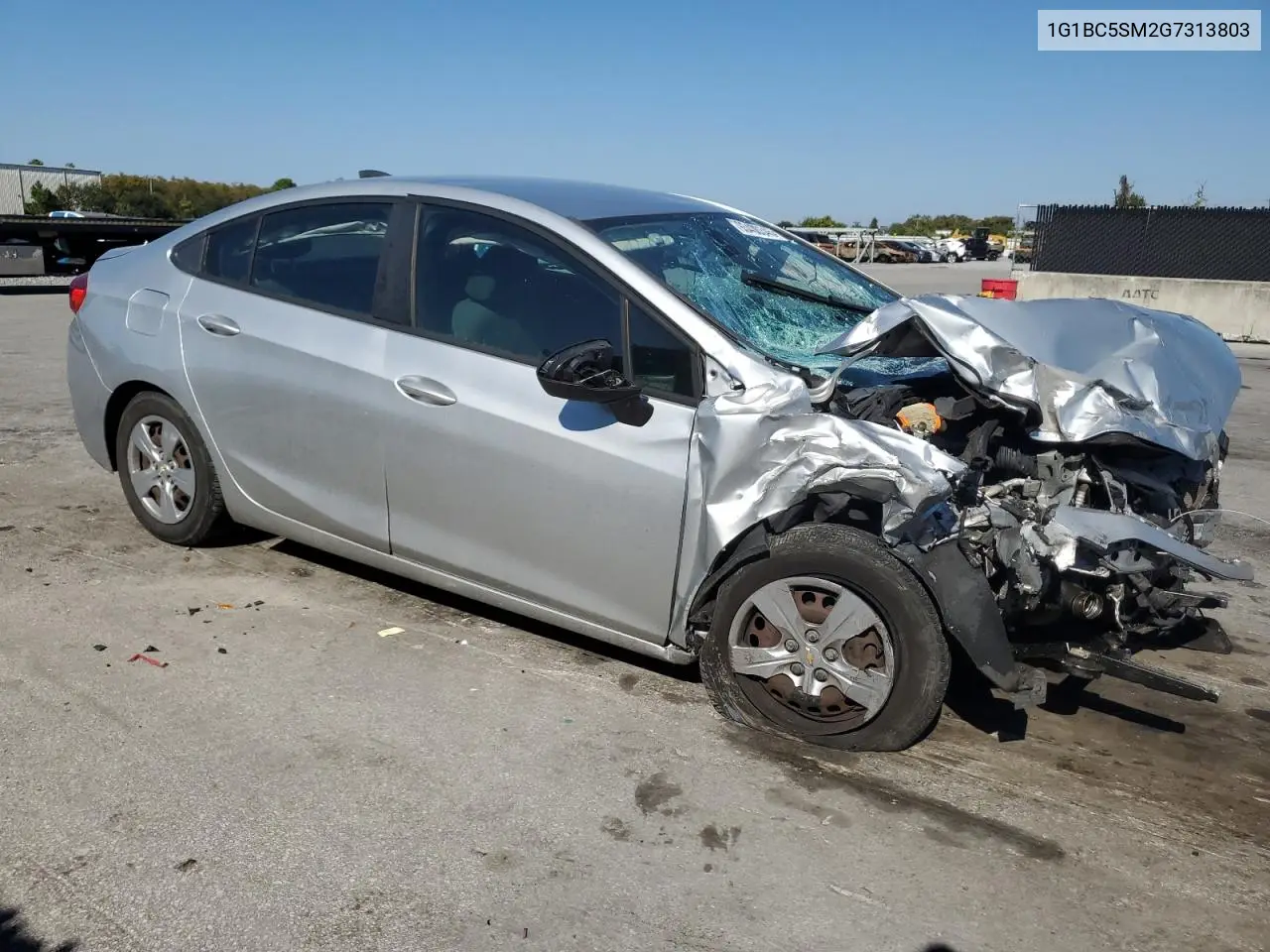 1G1BC5SM2G7313803 2016 Chevrolet Cruze Ls