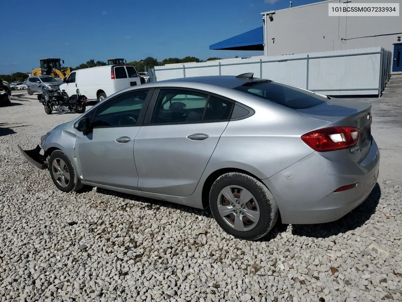 1G1BC5SM0G7233934 2016 Chevrolet Cruze Ls