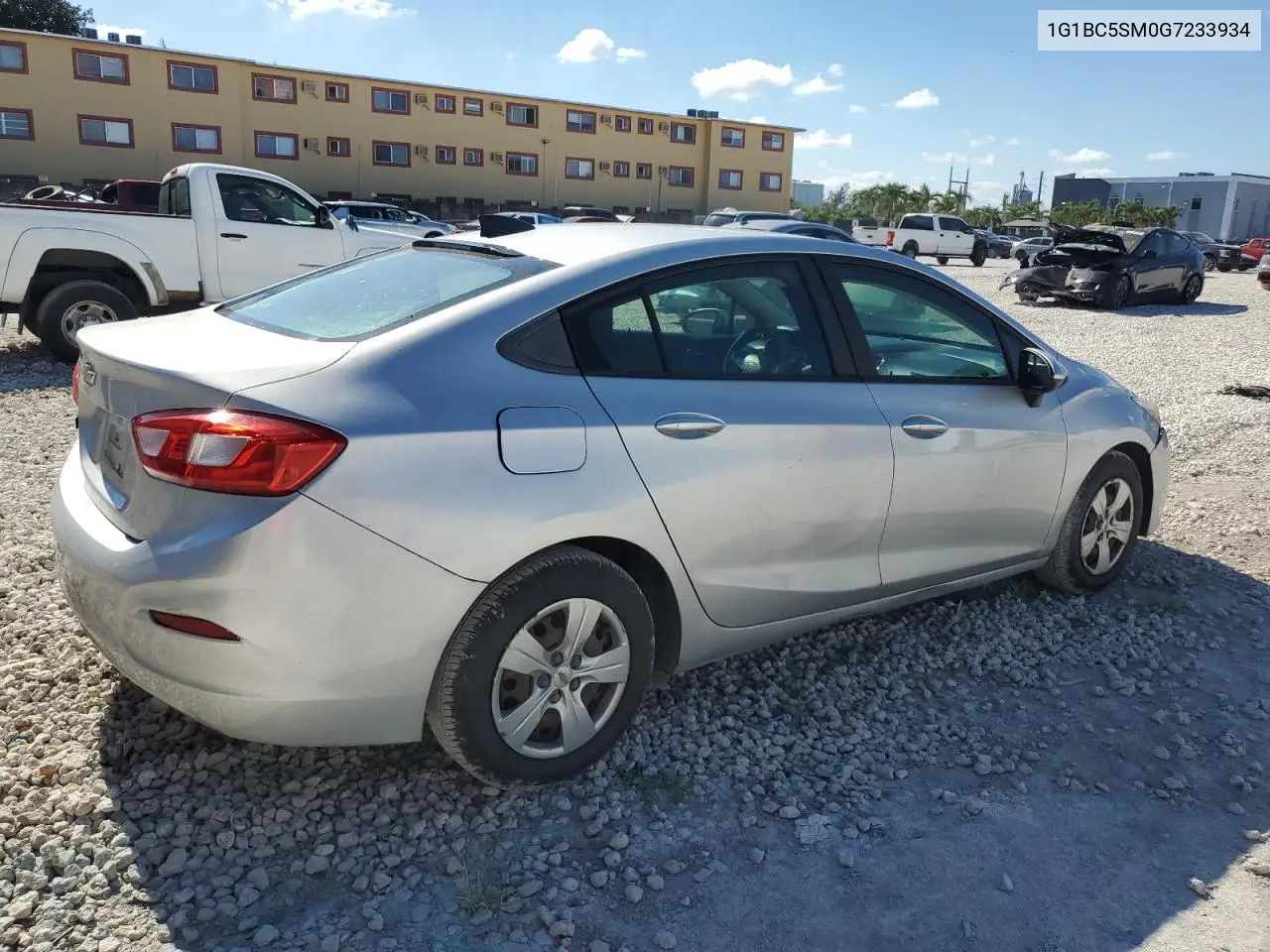 1G1BC5SM0G7233934 2016 Chevrolet Cruze Ls