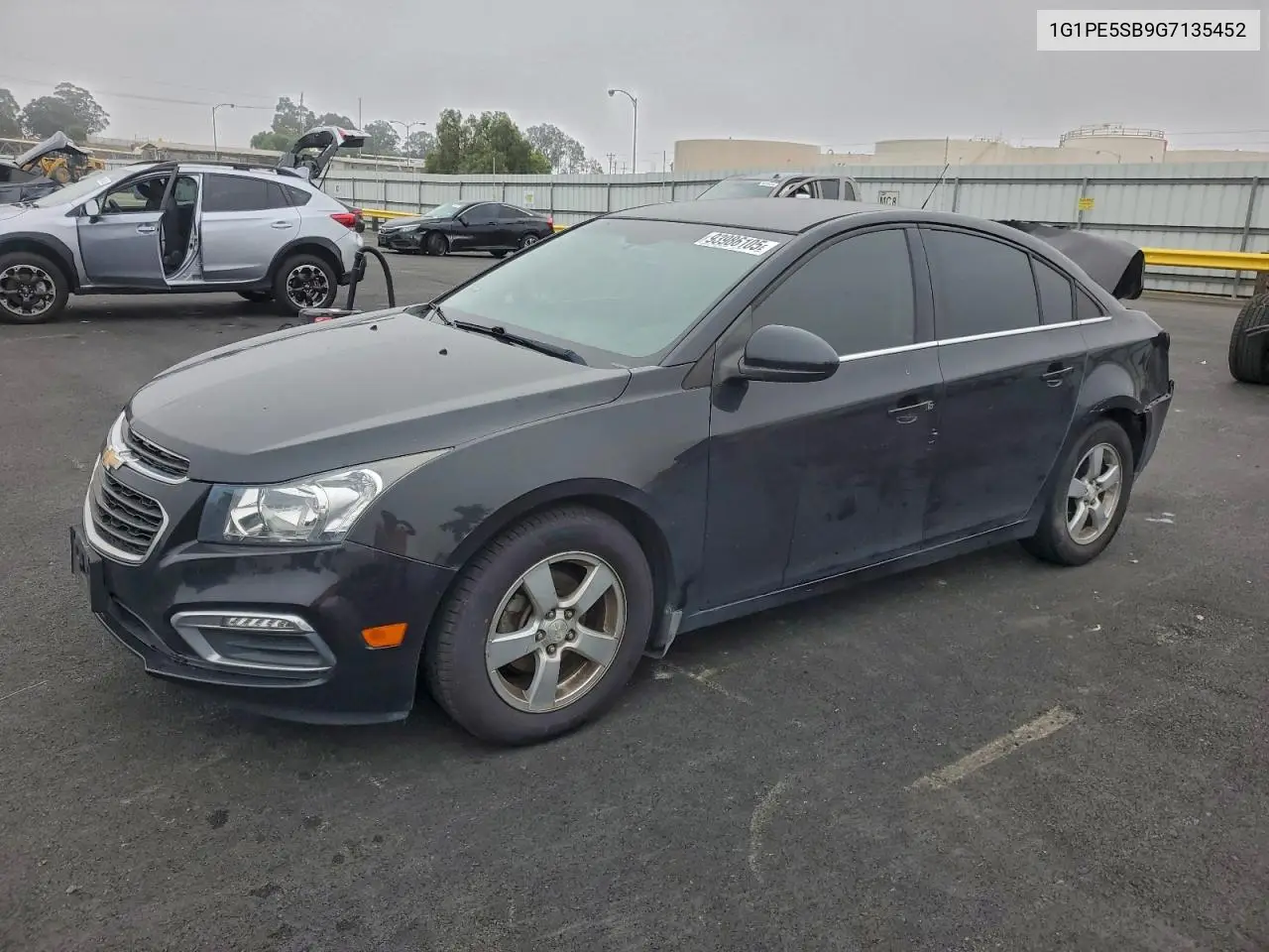 1G1PE5SB9G7135452 2016 Chevrolet Cruze Limited Lt
