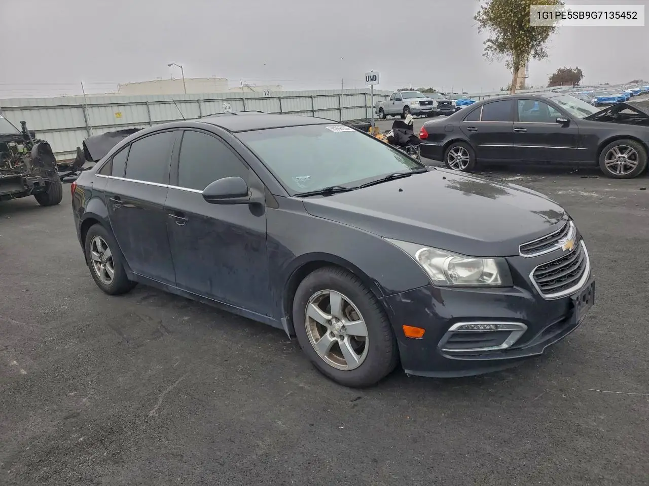 1G1PE5SB9G7135452 2016 Chevrolet Cruze Limited Lt
