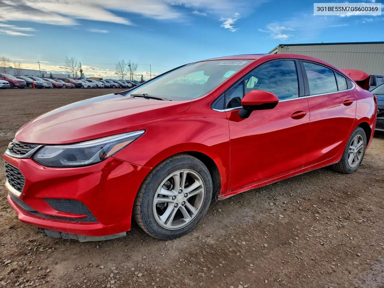 3G1BE5SM7GS600369 2016 Chevrolet Cruze Lt
