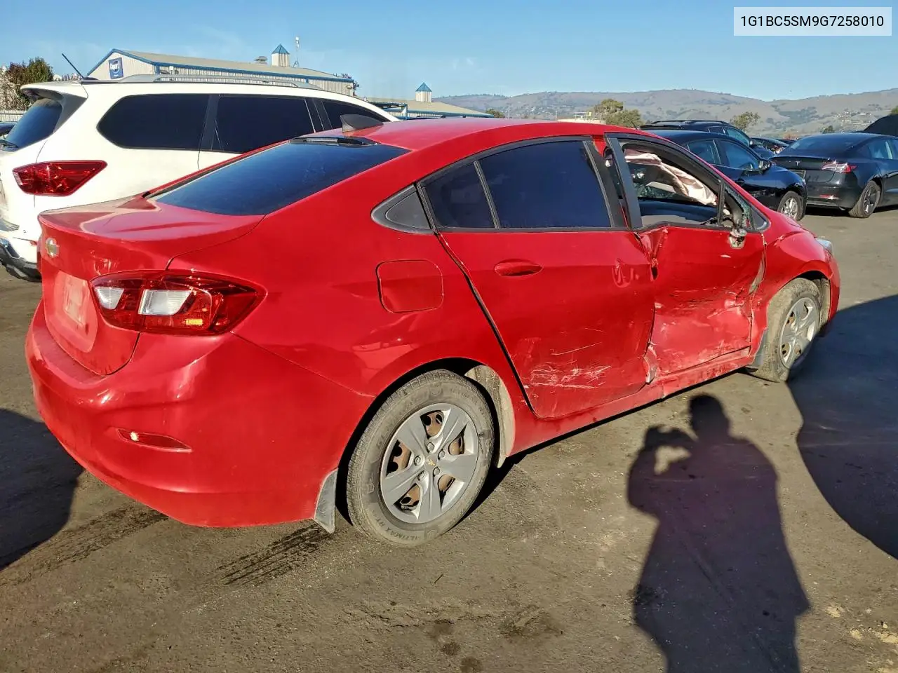 1G1BC5SM9G7258010 2016 Chevrolet Cruze Ls