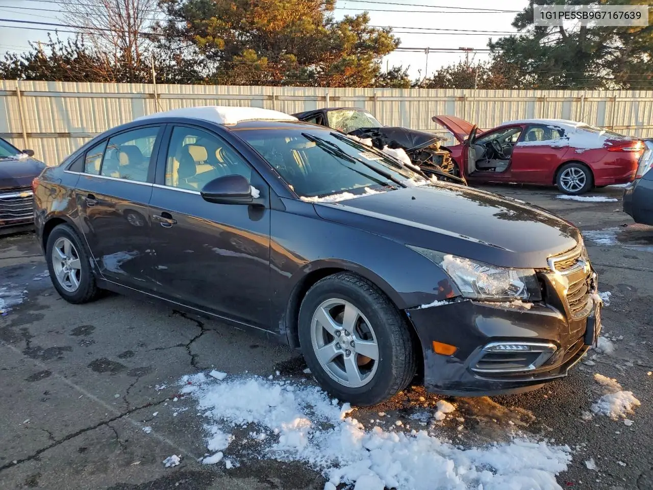 1G1PE5SB9G7167639 2016 Chevrolet Cruze Limited Lt