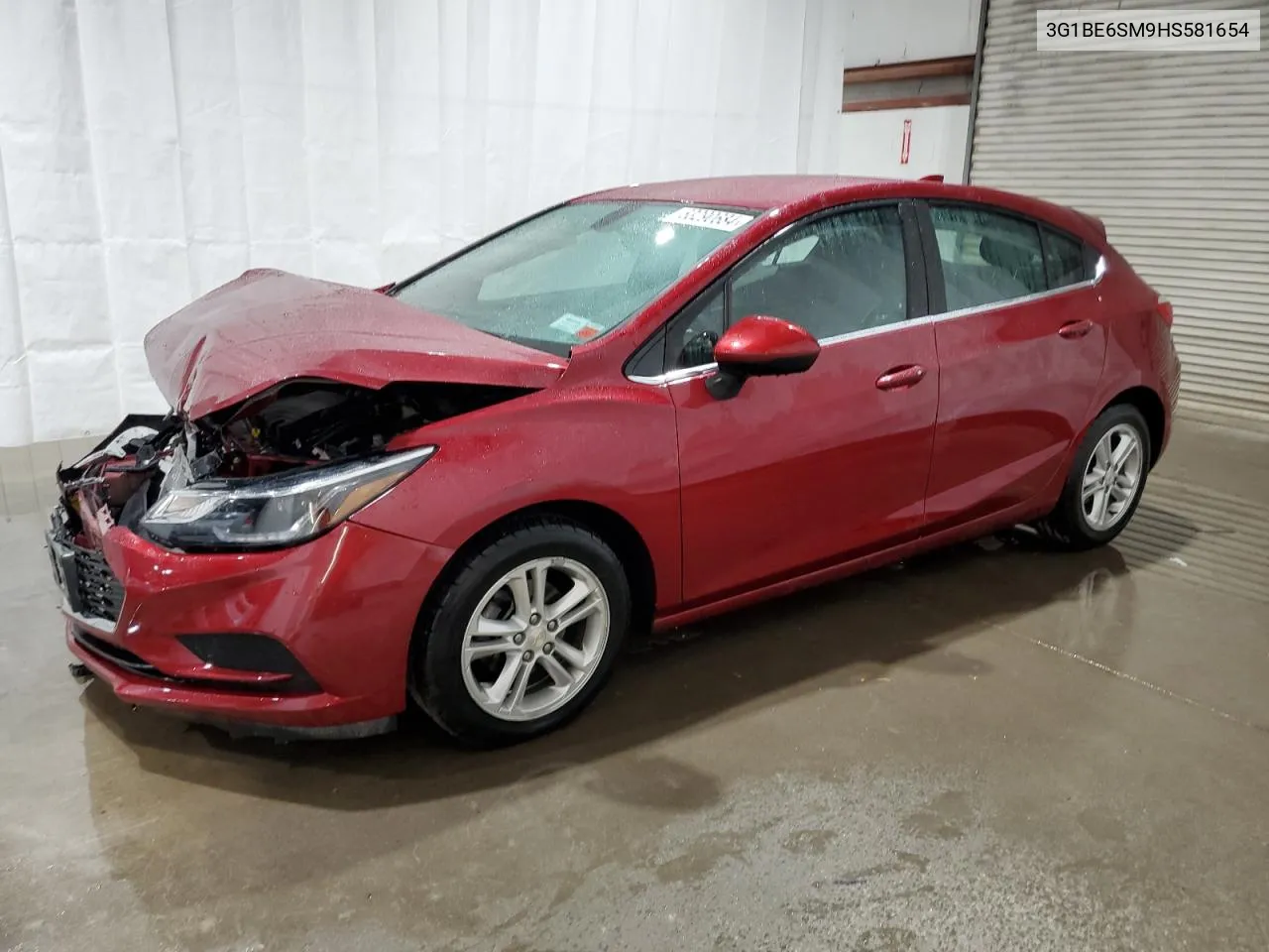 2017 Chevrolet Cruze Lt VIN: 3G1BE6SM9HS581654 Lot: 63290684