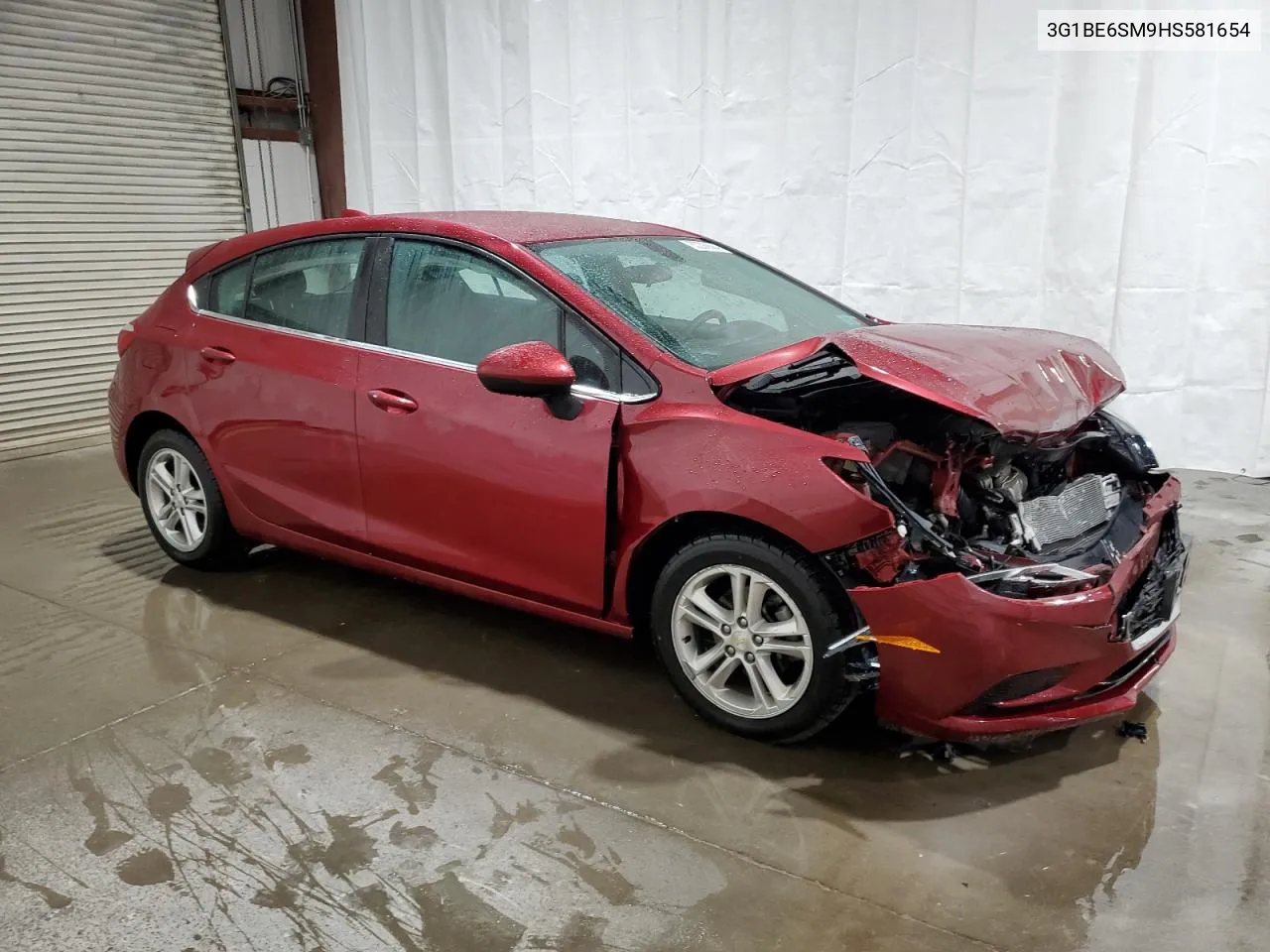 2017 Chevrolet Cruze Lt VIN: 3G1BE6SM9HS581654 Lot: 63290684