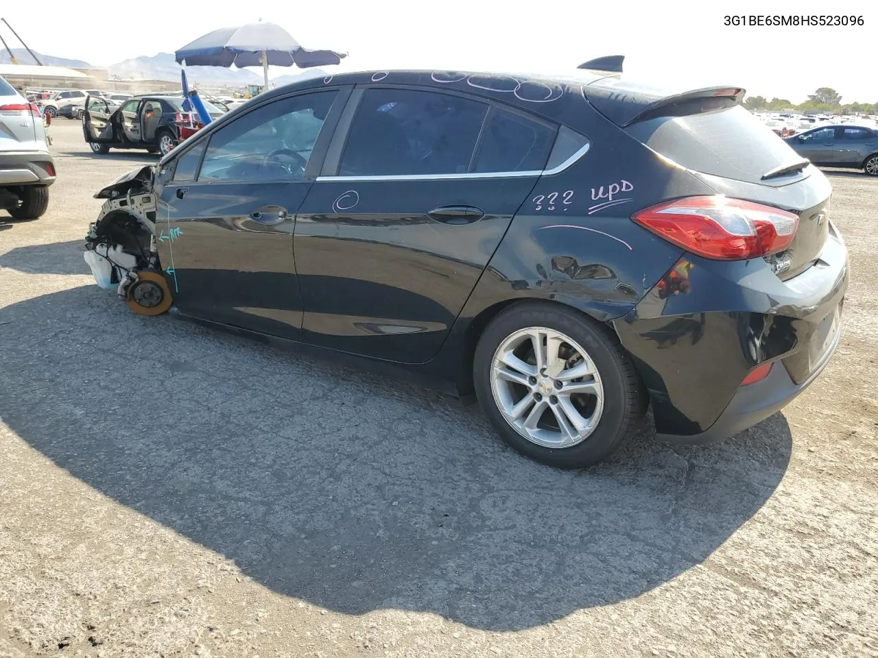 2017 Chevrolet Cruze Lt VIN: 3G1BE6SM8HS523096 Lot: 64479214