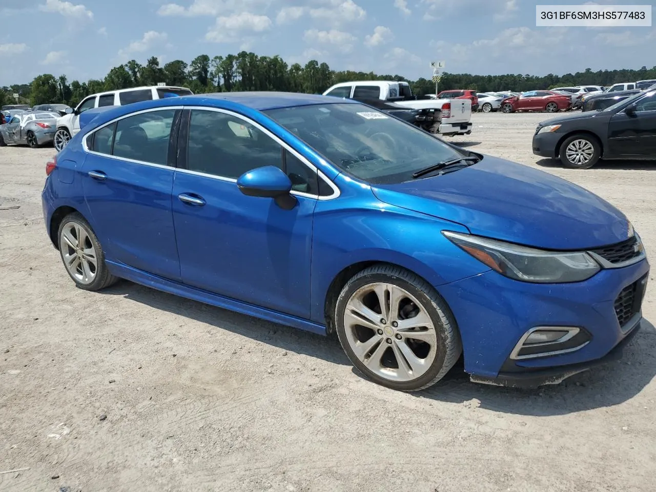 2017 Chevrolet Cruze Premier VIN: 3G1BF6SM3HS577483 Lot: 66594844