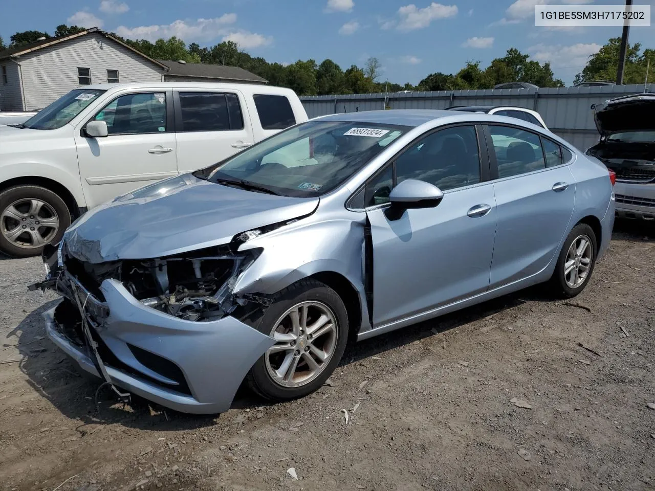 2017 Chevrolet Cruze Lt VIN: 1G1BE5SM3H7175202 Lot: 68931324