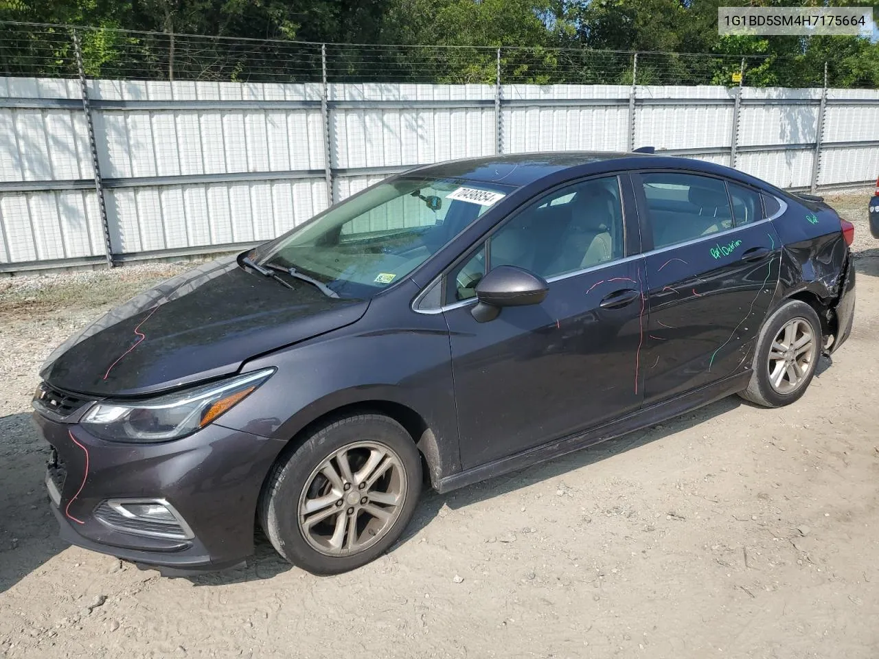 1G1BD5SM4H7175664 2017 Chevrolet Cruze Lt