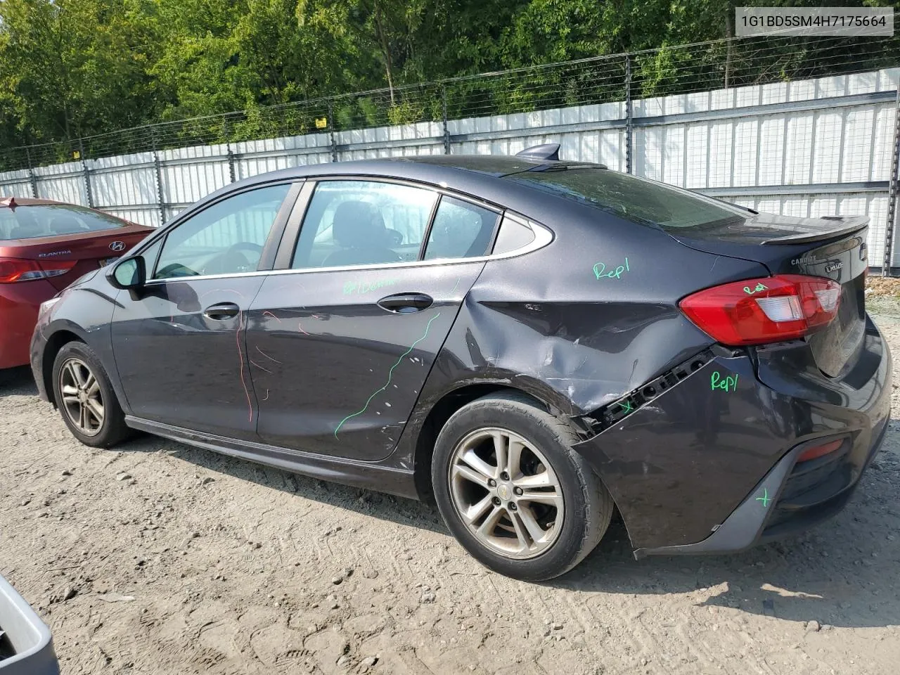 1G1BD5SM4H7175664 2017 Chevrolet Cruze Lt