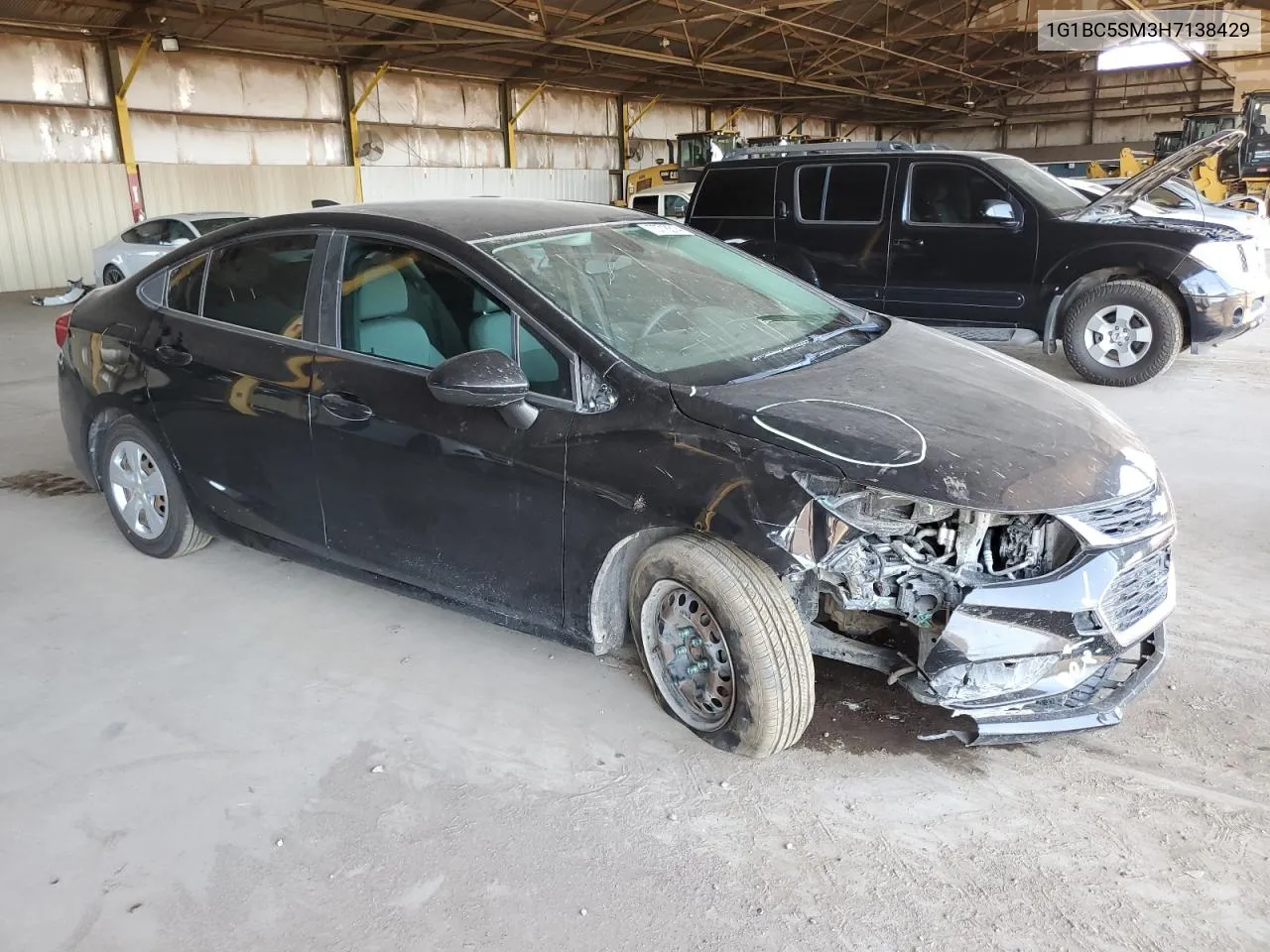 2017 Chevrolet Cruze Ls VIN: 1G1BC5SM3H7138429 Lot: 70718314