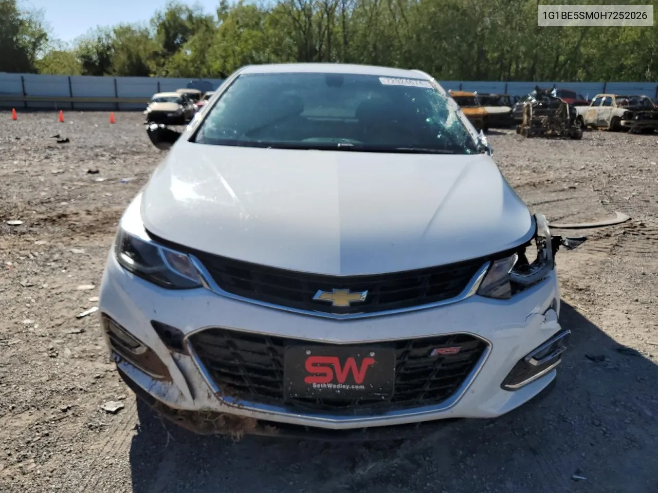 2017 Chevrolet Cruze Lt VIN: 1G1BE5SM0H7252026 Lot: 72924674