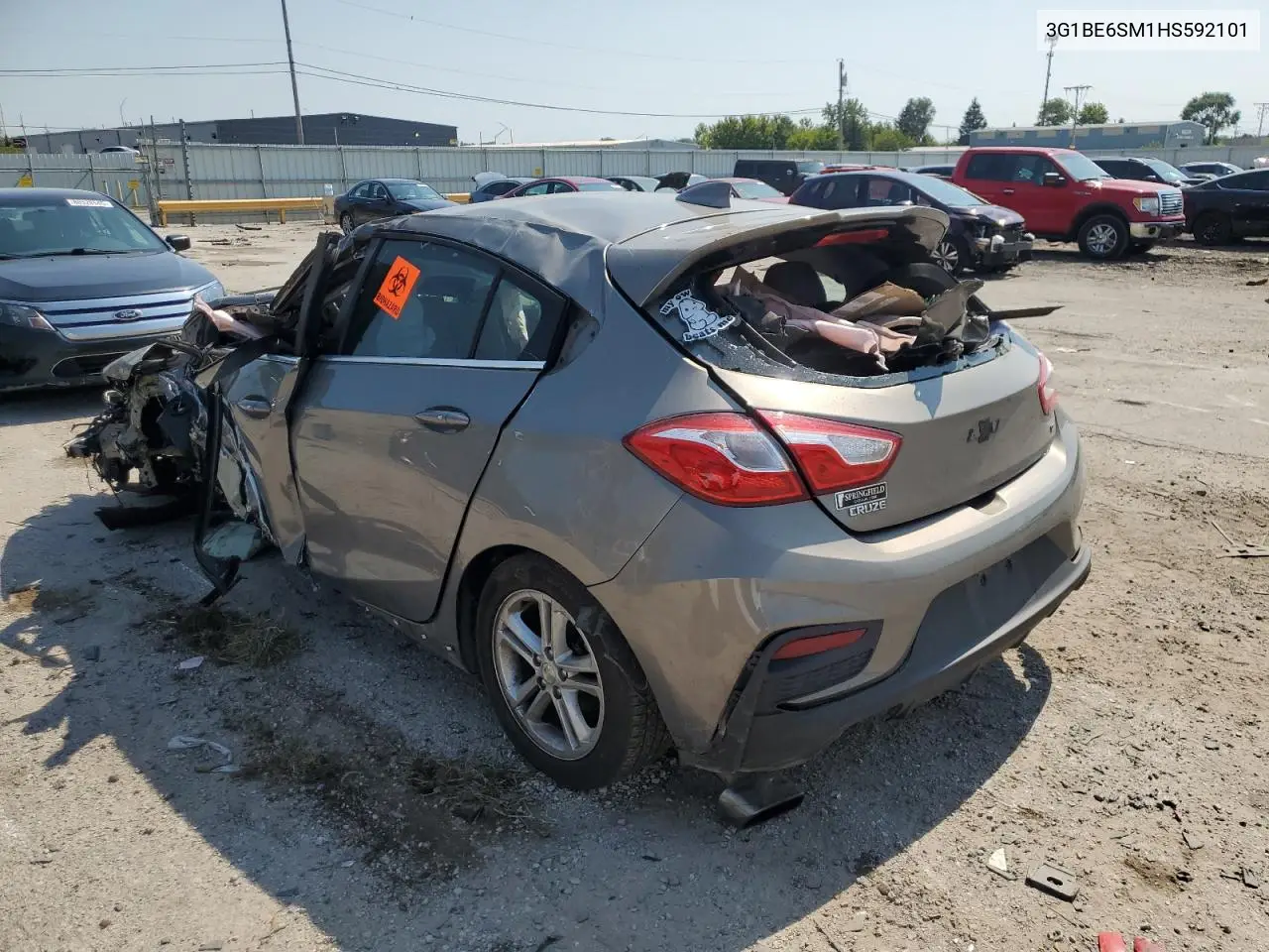 3G1BE6SM1HS592101 2017 Chevrolet Cruze Lt