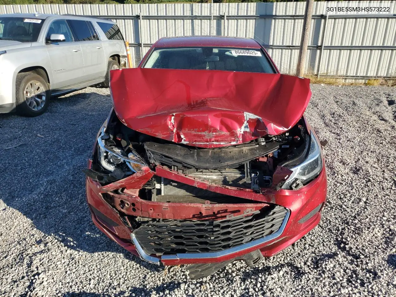 3G1BE5SM3HS573222 2017 Chevrolet Cruze Lt