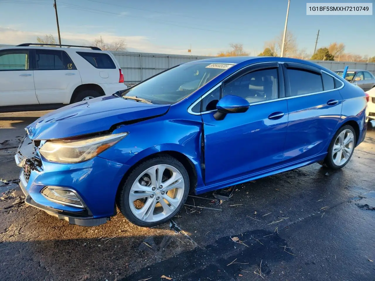 1G1BF5SMXH7210749 2017 Chevrolet Cruze Premier