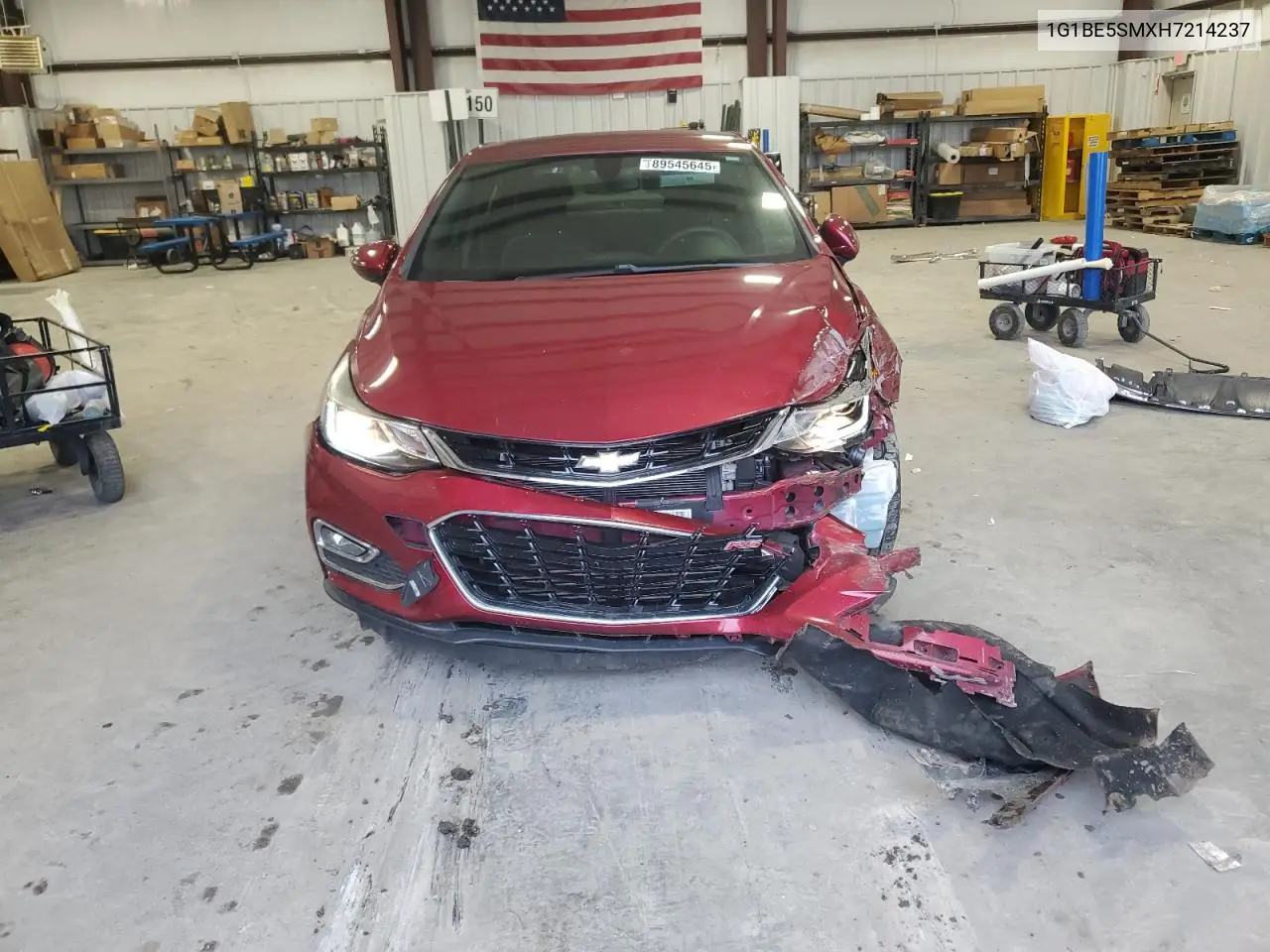 1G1BE5SMXH7214237 2017 Chevrolet Cruze Lt