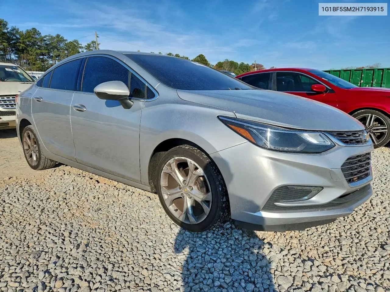 1G1BF5SM2H7193915 2017 Chevrolet Cruze Premier