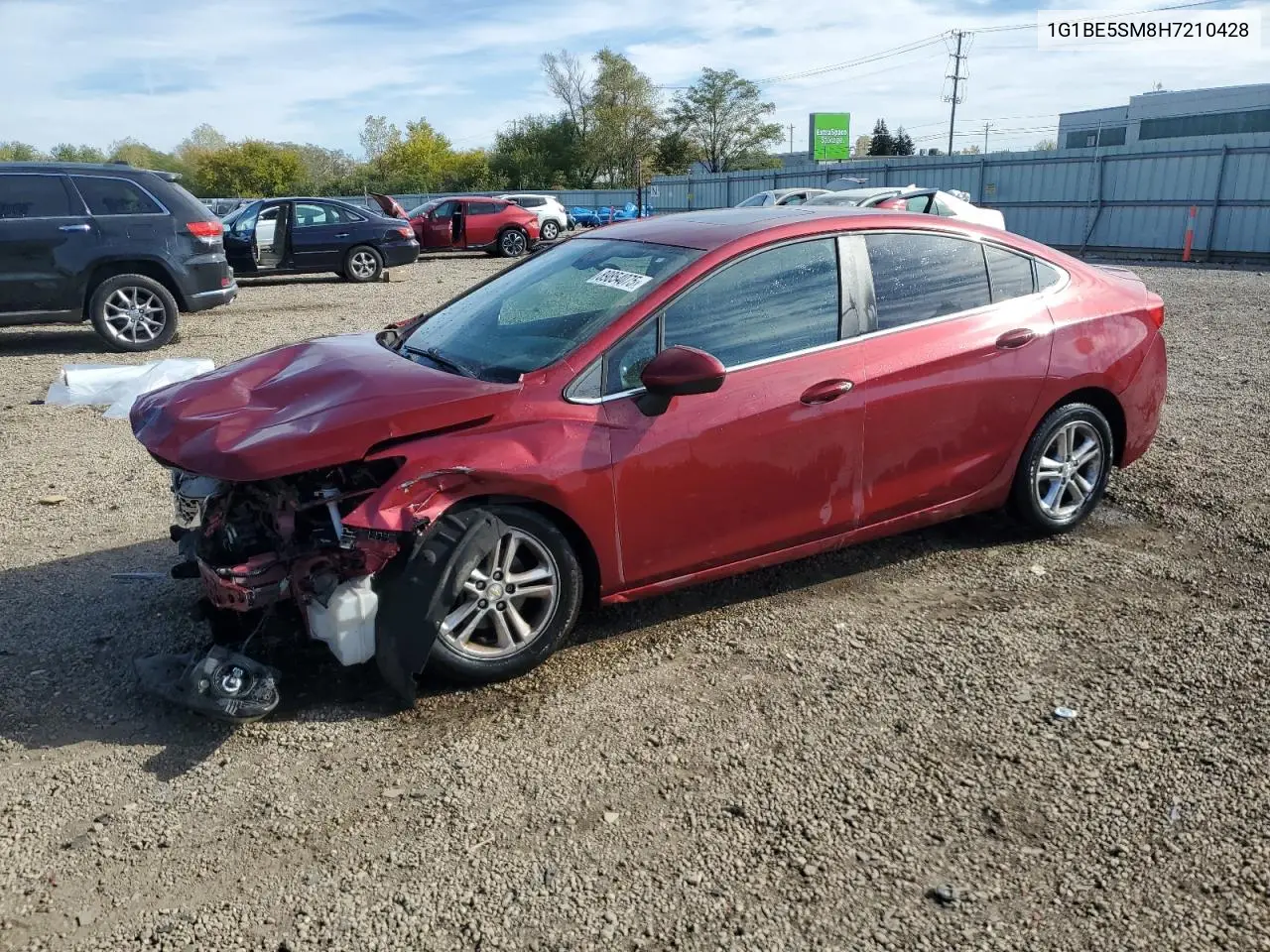 1G1BE5SM8H7210428 2017 Chevrolet Cruze Lt