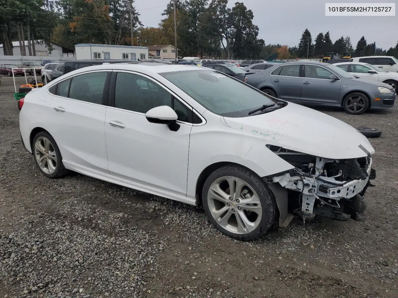 1G1BF5SM2H7125727 2017 Chevrolet Cruze Premier