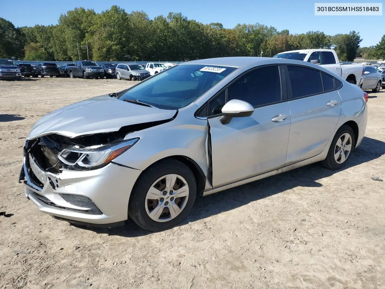 3G1BC5SM1HS518483 2017 Chevrolet Cruze Ls