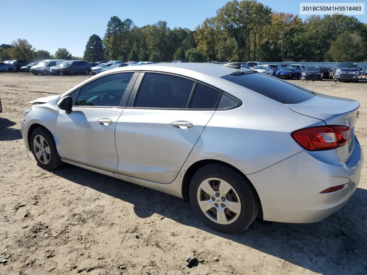 3G1BC5SM1HS518483 2017 Chevrolet Cruze Ls