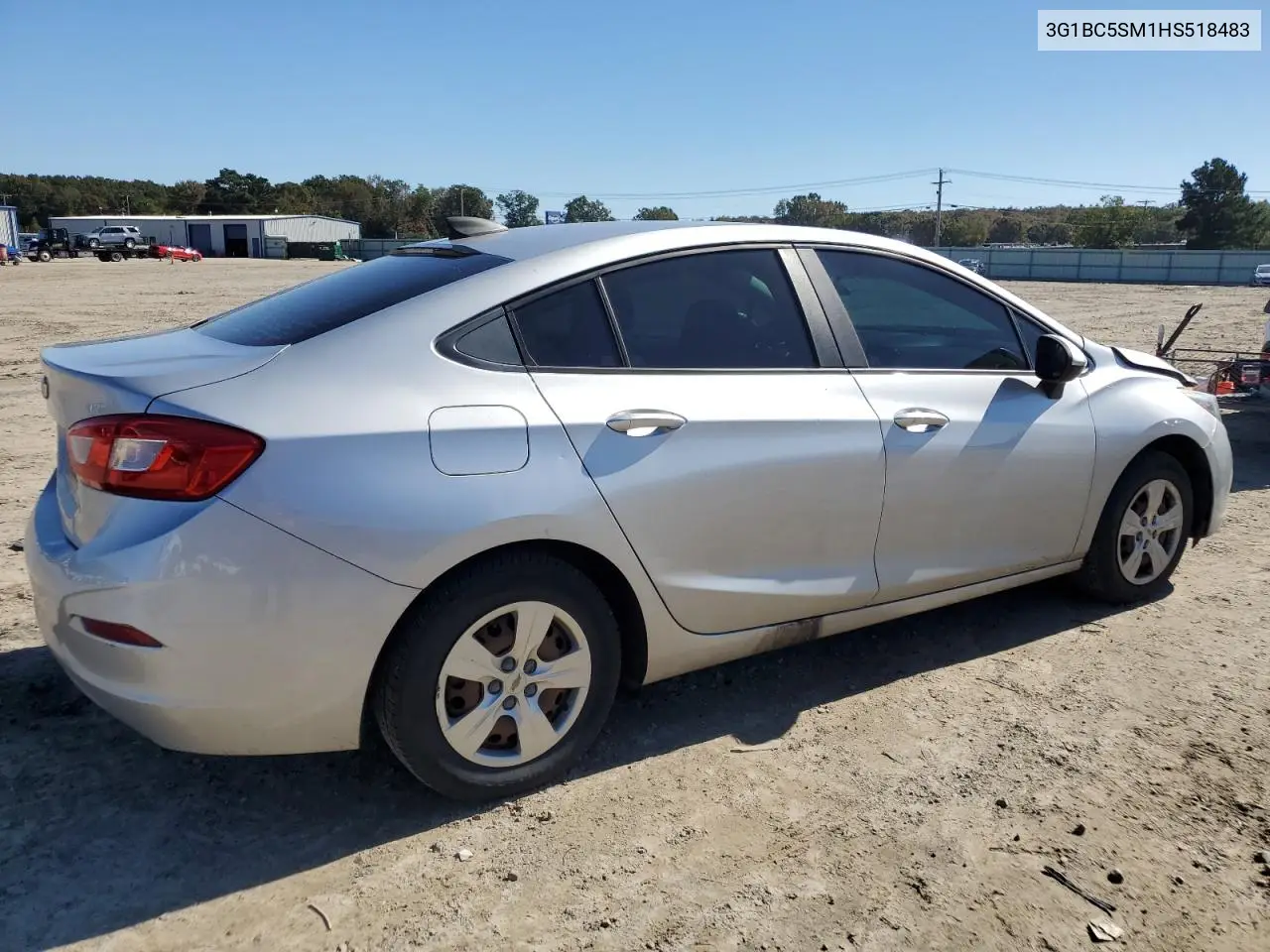 3G1BC5SM1HS518483 2017 Chevrolet Cruze Ls