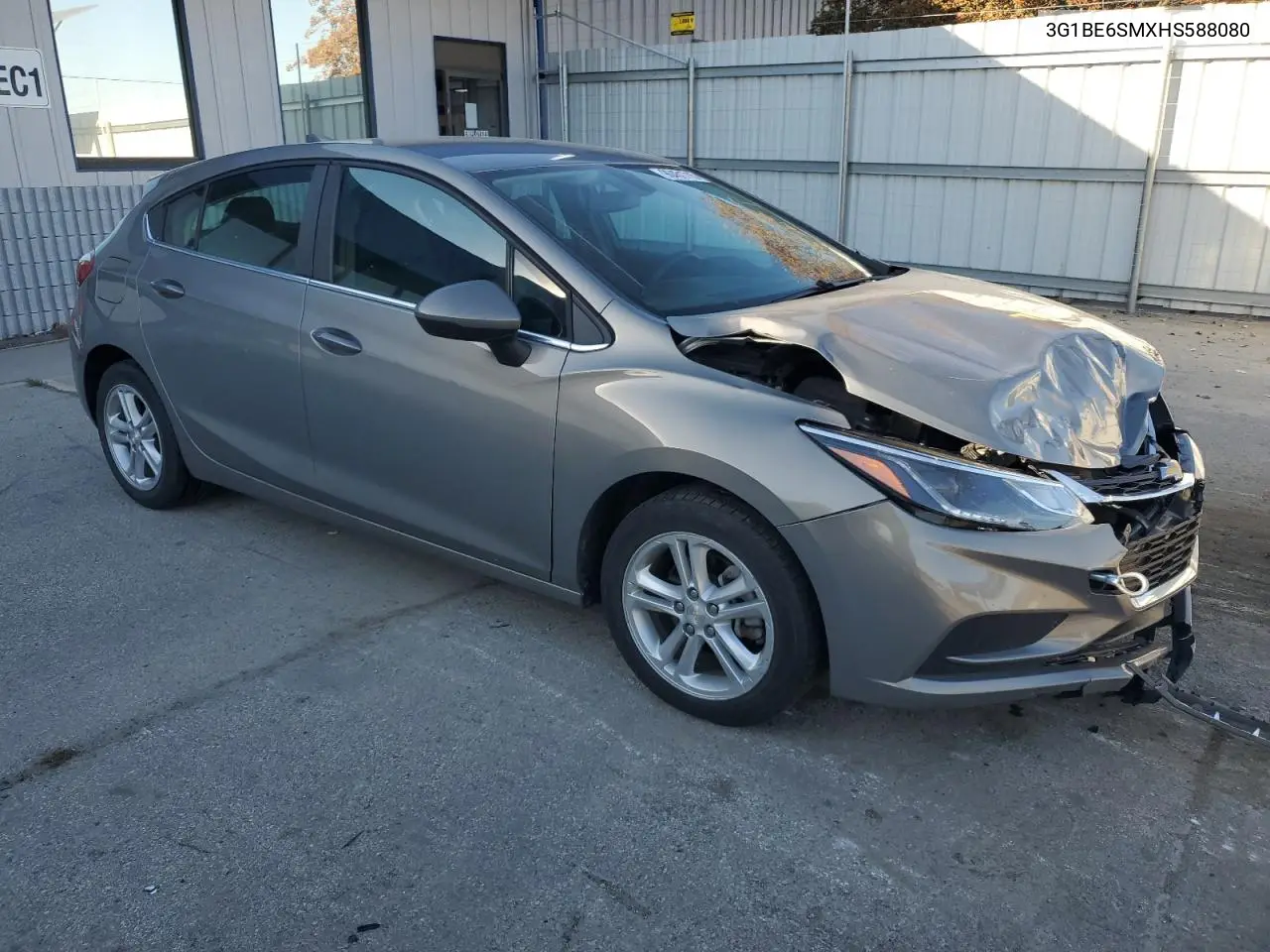 3G1BE6SMXHS588080 2017 Chevrolet Cruze Lt