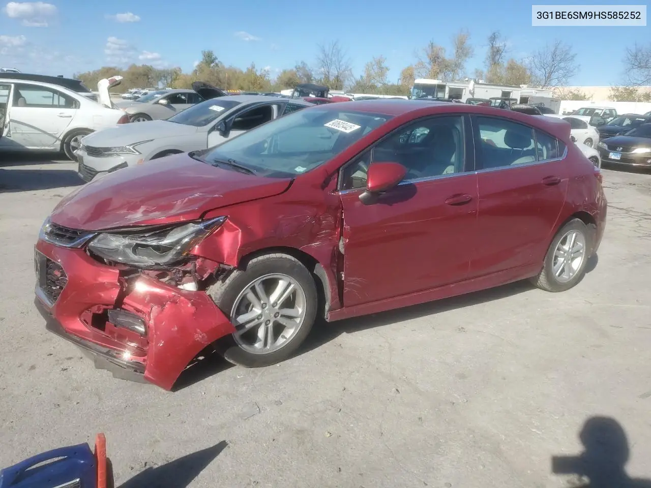3G1BE6SM9HS585252 2017 Chevrolet Cruze Lt