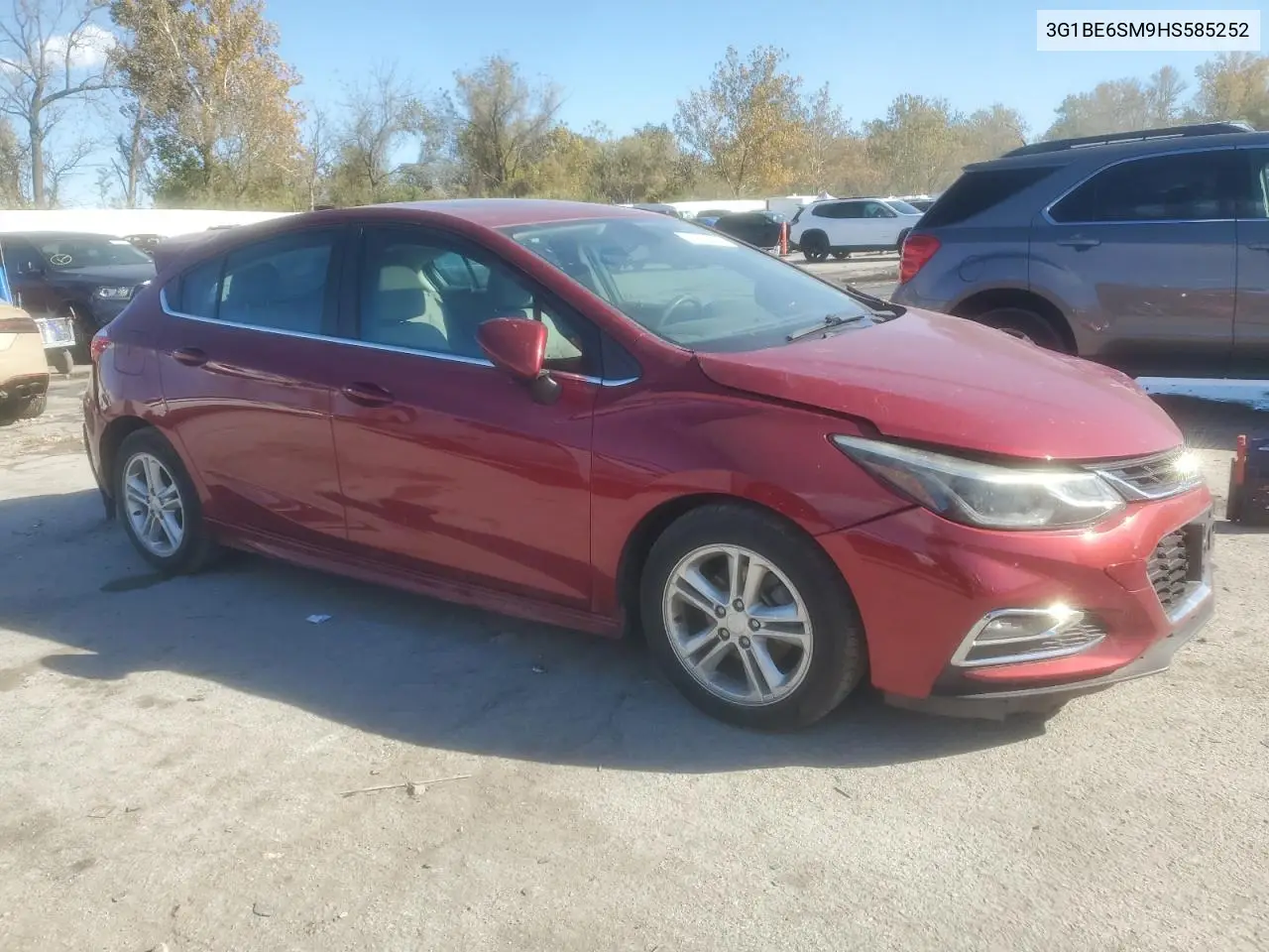 3G1BE6SM9HS585252 2017 Chevrolet Cruze Lt