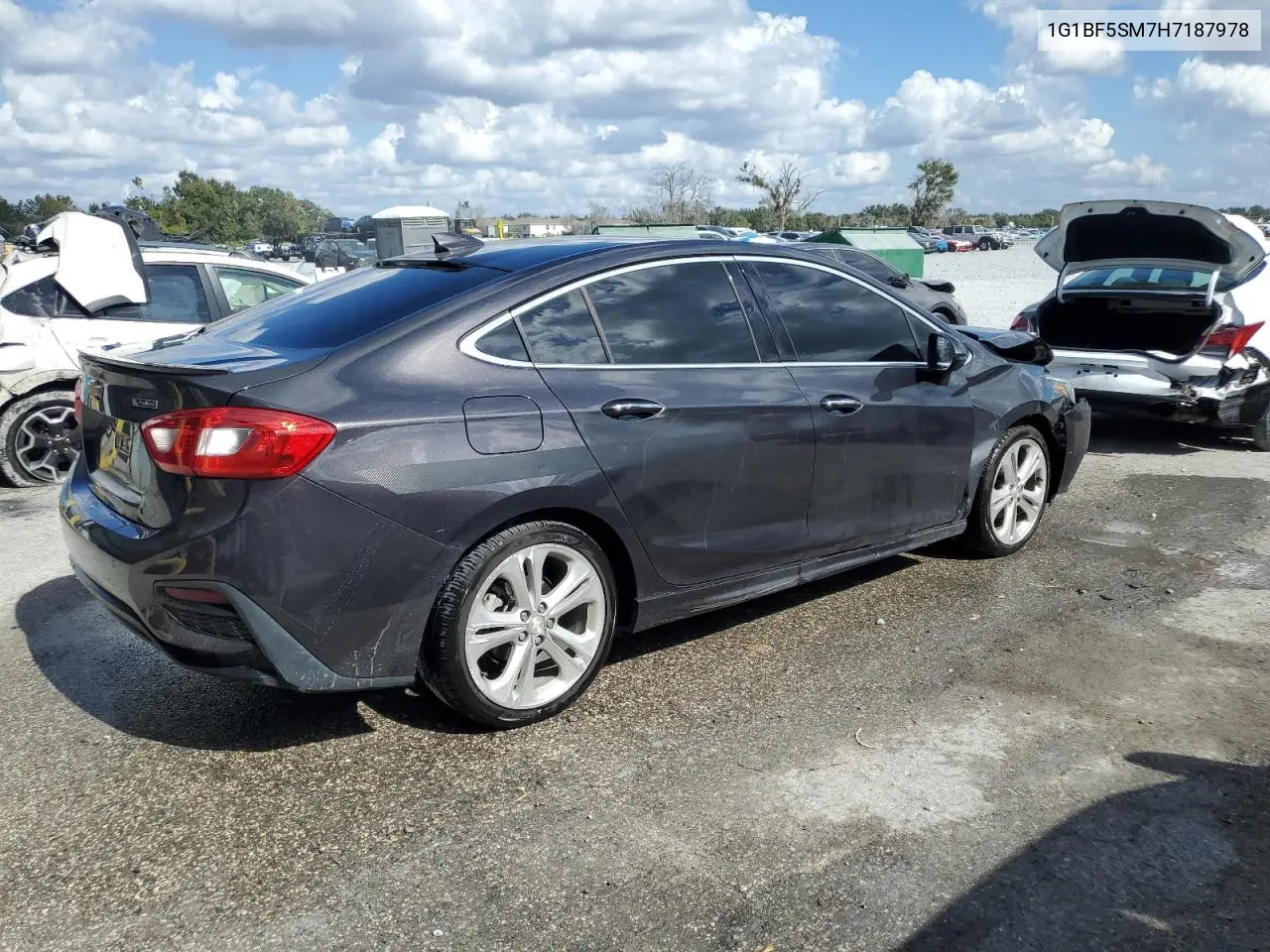 1G1BF5SM7H7187978 2017 Chevrolet Cruze Premier