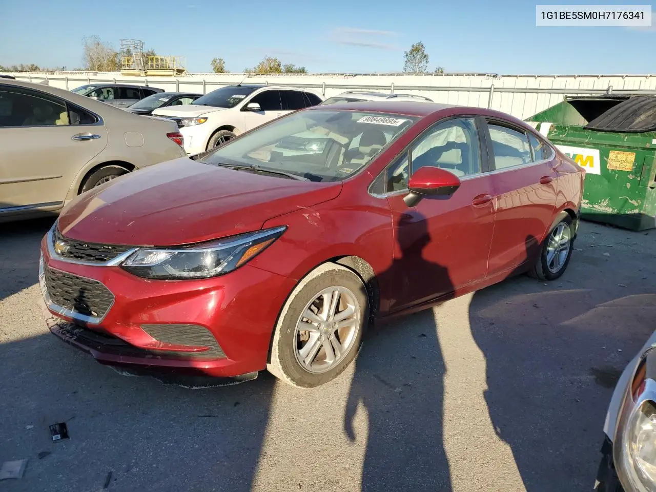1G1BE5SM0H7176341 2017 Chevrolet Cruze Lt